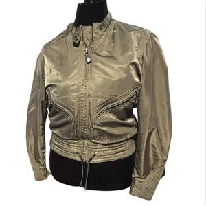 Harley Davidson Jacket M Olive Color orange liner bomber Street wear Motorcycle